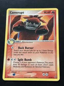 Camerupt - 4/107 - Rare - Ex Deoxys - NM - Pokemon Card - Image 1