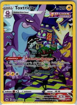 Toxtricity GG09/GG70 SWSH: Crown Zenith: Galarian Gallery - Pokemon Card - NM - Image 1