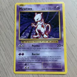 Pokemon Card Mewtwo Evolutions Rare 51/108 Near Mint - Image 1