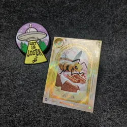 Beedrill Yellow Holo Seasons Hit Card Pokemon Shadow Ink EIF WUYIN - Image 1