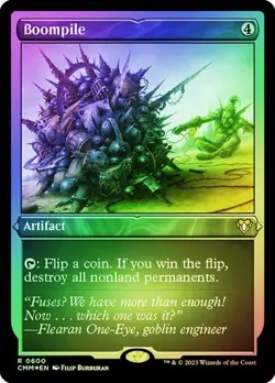 MTG - Boompile- Etched Foil - Commander Masters - Magic the Gathering - Image 1