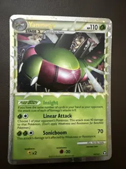 Yanmega Prime 98/102 HGSS Triumphant Pokemon Card Holo Foil Rare 98/102 - Image 1