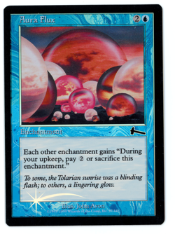Aura Flux -- MTG (SP+/NM Quality FOIL) - Urza's Legacy - See scans!! - Image 1