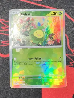Budew - 004/131 - Pokeball Holo - Prismatic Evolutions - Pokemon Card - NM/M - Image 1