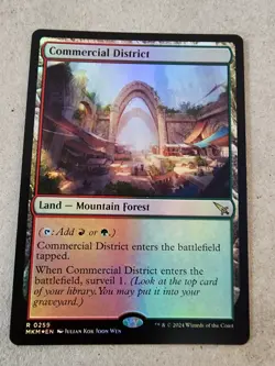 Commercial District - #259 Foil - Murders at Karlov Manor - Mtg - Image 1