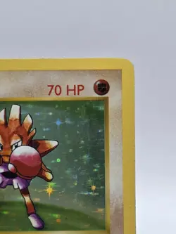 Hitmonchan Pokemon Card Shadowless Holo 7/102 Base Set Rare Vintage 1999 MP - Image 3