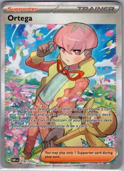 Ortega 219/197 SV03: Obsidian Flames - Pokemon Card - NM - Image 1