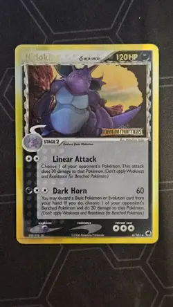 Nidoking 6/101 Reverse Holo Pokemon Card LP - Image 1