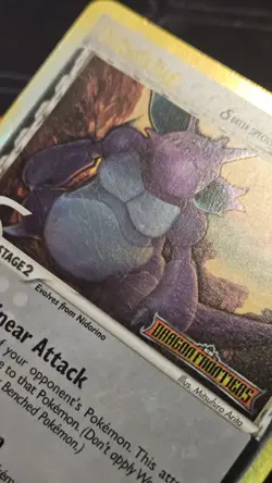 Nidoking 6/101 Reverse Holo Pokemon Card LP - Image 2