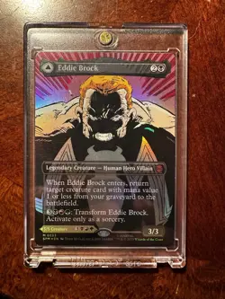 MTG Marvel's Spider-Man Eddie Brock / Lethal Protector (Borderless) (Foil) NM - Image 1