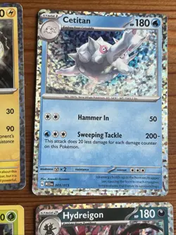 Pokemon Card Bundle Inc. Hydreigon Holo, Miraidon Reverse, Cettian EX, Squirtle - Image 5