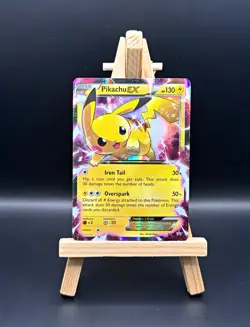 Pikachu EX XY84 Holo Promo Card XY Pokemon TCG English 2015 - Image 1