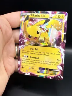 Pikachu EX XY84 Holo Promo Card XY Pokemon TCG English 2015 - Image 3