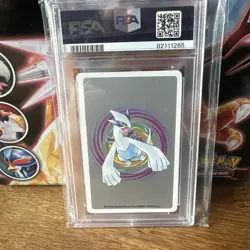 6 of Diamonds Tauros 128 Pokemon Poker Playing Card 1999 Japan Lugia Silver - Image 2