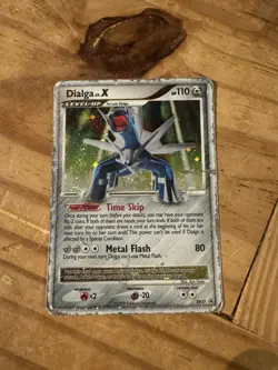 Pokemon Card Dialga LV. X DP37 Diamond & Pearl Promos - Damaged - Image 1
