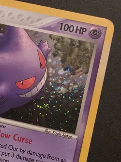Pokemon Gengar TCG 5/92 EX Legend Maker Card 2006 MP Holo Swirl Rare WOTC - Image 1