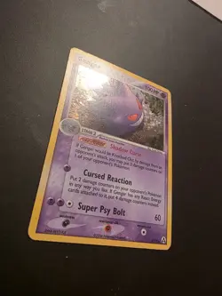 Pokemon Gengar TCG 5/92 EX Legend Maker Card 2006 MP Holo Swirl Rare WOTC - Image 4