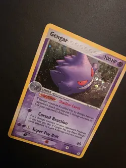 Pokemon Gengar TCG 5/92 EX Legend Maker Card 2006 MP Holo Swirl Rare WOTC - Image 5
