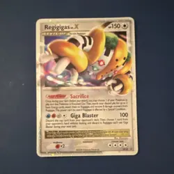 Pokemon Regigigas LV.X DP30 English Holo Promo Pokemon TCG Card - Image 1