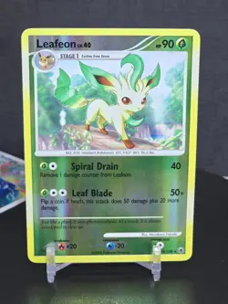 Pokemon Card TCG Leafeon 24/100 Majestic Dawn 2008 Platinum Reverse Holo Vintage - Image 3