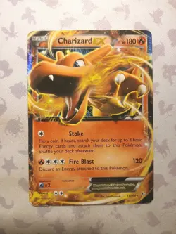 Pokemon TCG Charizard EX Flashfire Holo Ultra Rare Card 11/106 LP-MP - Image 1