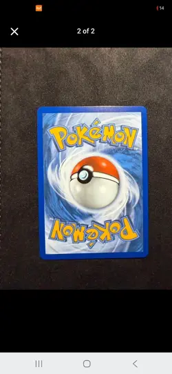 Pokemon TCG Single Trading Card, Standard Size Collectible (Back Shown) - Image 1