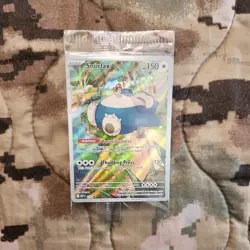 Pokemon TCG Snorlax 051 Scarlet & Violet 151 Holo Promo Card *Sealed* - Image 1