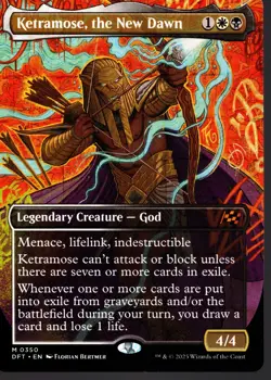 Ketramose, The New Dawn (Borderless) MTG Aetherdrift NM/M #350 - Image 1