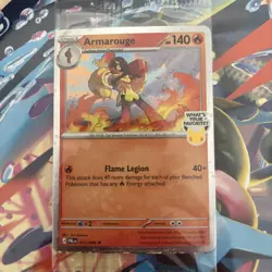 Armarouge 012/084 PROMO Sealed (What’s Your Favourite) Pitch Black Pokemon - Image 1