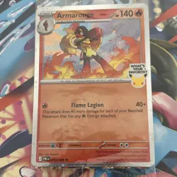 Armarouge 012/084 PROMO Sealed (What’s Your Favourite) Pitch Black Pokemon - Image 4