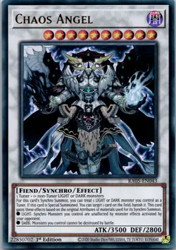 Chaos Angel (Ultra Rare) RA05-EN043 Rarity Collection 5 Yu-Gi-Oh 1st Edition NM - Image 1