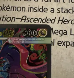 Mega Dragalge ex 118/086 Special Illustration Rare Pokemon PSA 10 potential - Image 2