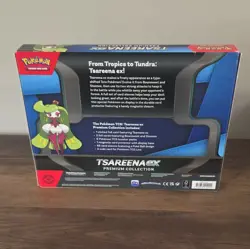 Pokemon TCG Tsareena ex Premium Collection Box Promo Cards 6 Boosters 2024 EN - Image 2