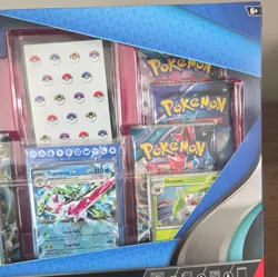 Pokemon TCG Tsareena ex Premium Collection Box Promo Cards 6 Boosters 2024 EN - Image 4