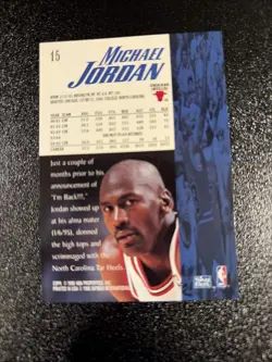 1995-96 Skybox Premium - Michael Jordan #15 - Image 2