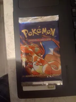 Pokemon Base Set Booster Pack Heavy 20.91/20.90g Sealed Charizard Art 1999 WOTC - Image 3