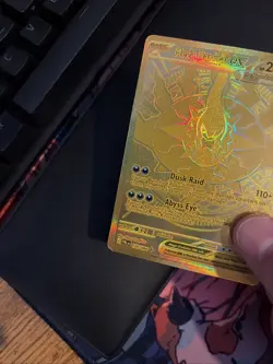Pokemon TCG Mega Darkrai EX Gold Hyper Rare 120/084 PACK FRESH - Pitch Black - Image 2