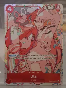 Uta OP01-005 ALT ART Bandai Premium Uta Card Collection One Piece Card TCG - Image 1
