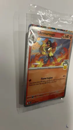 Armarouge 012/084 - Sealed Pokemon Pitch Black Stamped Promo - Image 4