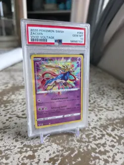 2020 Pokemon SWSH Zacian Vivid Voltage #082 - PSA 10 GEM MINT - Image 1