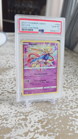 2020 Pokemon SWSH Zacian Vivid Voltage #082 - PSA 10 GEM MINT - Image 2