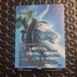 MTG marvel super heroes - Doom Variant - Roaming Throne - Borderless M 0099 - Image 1