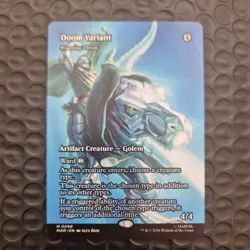 MTG marvel super heroes - Doom Variant - Roaming Throne - Borderless M 0099 - Image 1