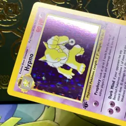 Pokemon 1999 Hypno Fossil Holo Rare Card 1st Edition 8/62 NM - Image 4