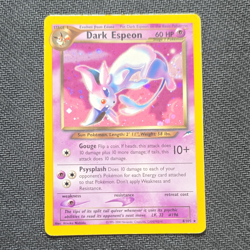 Pokemon TCG Dark Espeon 4/105 Neo Destiny Holo Rare Holo English 2000 - Image 1