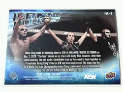 2024 Upper Deck AEW The Icon Sting Iconic Allies Darby Card IA-1 - Image 2