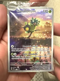Teal Mask Ogerpon 123 Sv: Scarlet & Violet Promo Cards Holo - Image 1