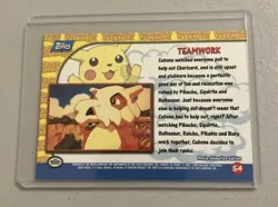 Pokemon TCG Teamwork Pokemon Topps Pikachu's Vacation 54 - Image 2