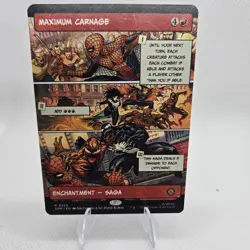 PreRelease MTG Magic The Gathering Spiderman Maximum Carnage 225 Borderless NM - Image 1