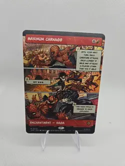 PreRelease MTG Magic The Gathering Spiderman Maximum Carnage 225 Borderless NM - Image 3